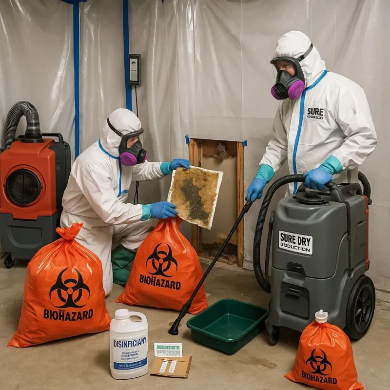 Contaminated Water Handling Protocols process in Estancias de Florida, PR