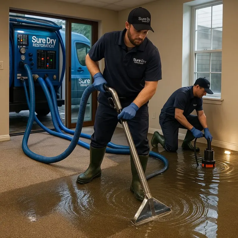 Water Extraction and Removal process in Estancias de Florida, PR
